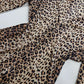 90s Wild Cheetah Print Light Sheer Mesh Hourglass Duster Coat - Floor Length & Buttons at waist - Splits up the sides & Open front - High Quality Piece