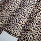 90s Wild Cheetah Print Light Sheer Mesh Hourglass Duster Coat - Floor Length & Buttons at waist - Splits up the sides & Open front - High Quality Piece