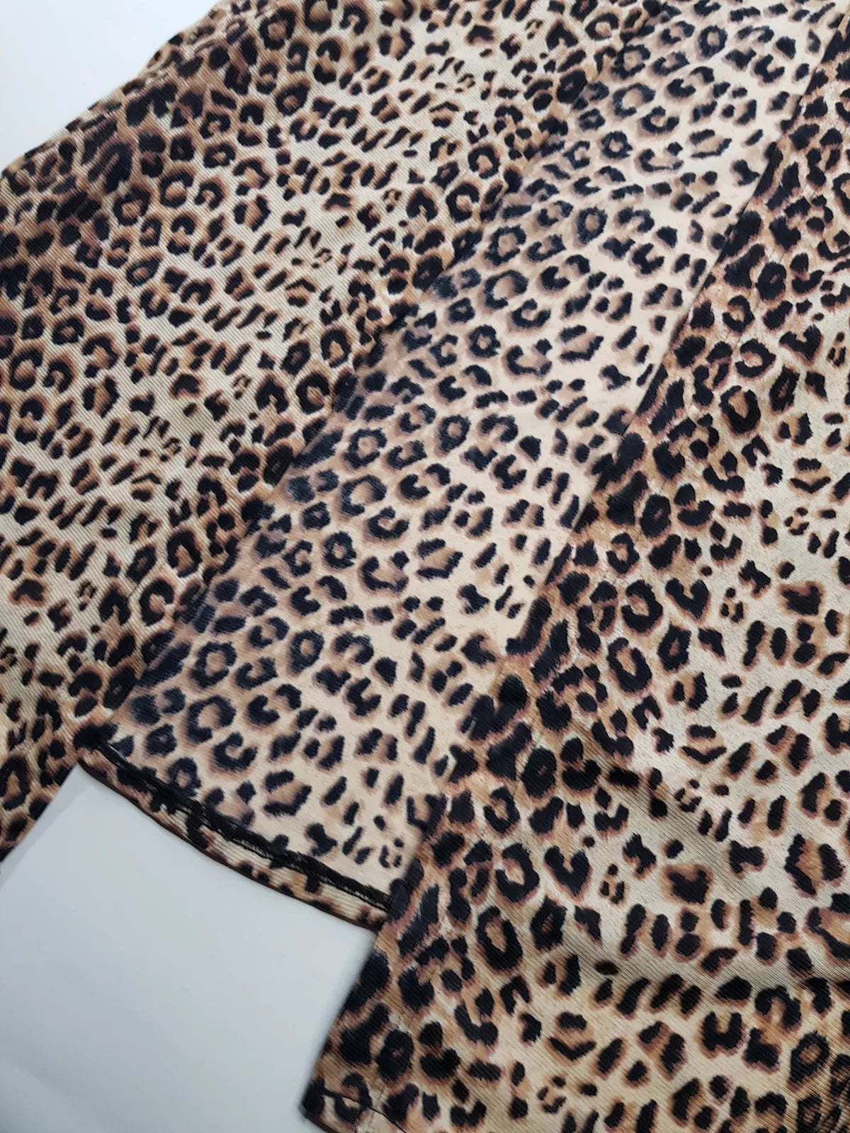 90s Wild Cheetah Print Light Sheer Mesh Hourglass Duster Coat - Floor Length & Buttons at waist - Splits up the sides & Open front - High Quality Piece