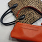 Authentic Burberry Purse in Tangerine - Genuine Leather - Made in Italy - Stamped - Antique Gold Hardware - Perfect Stitching