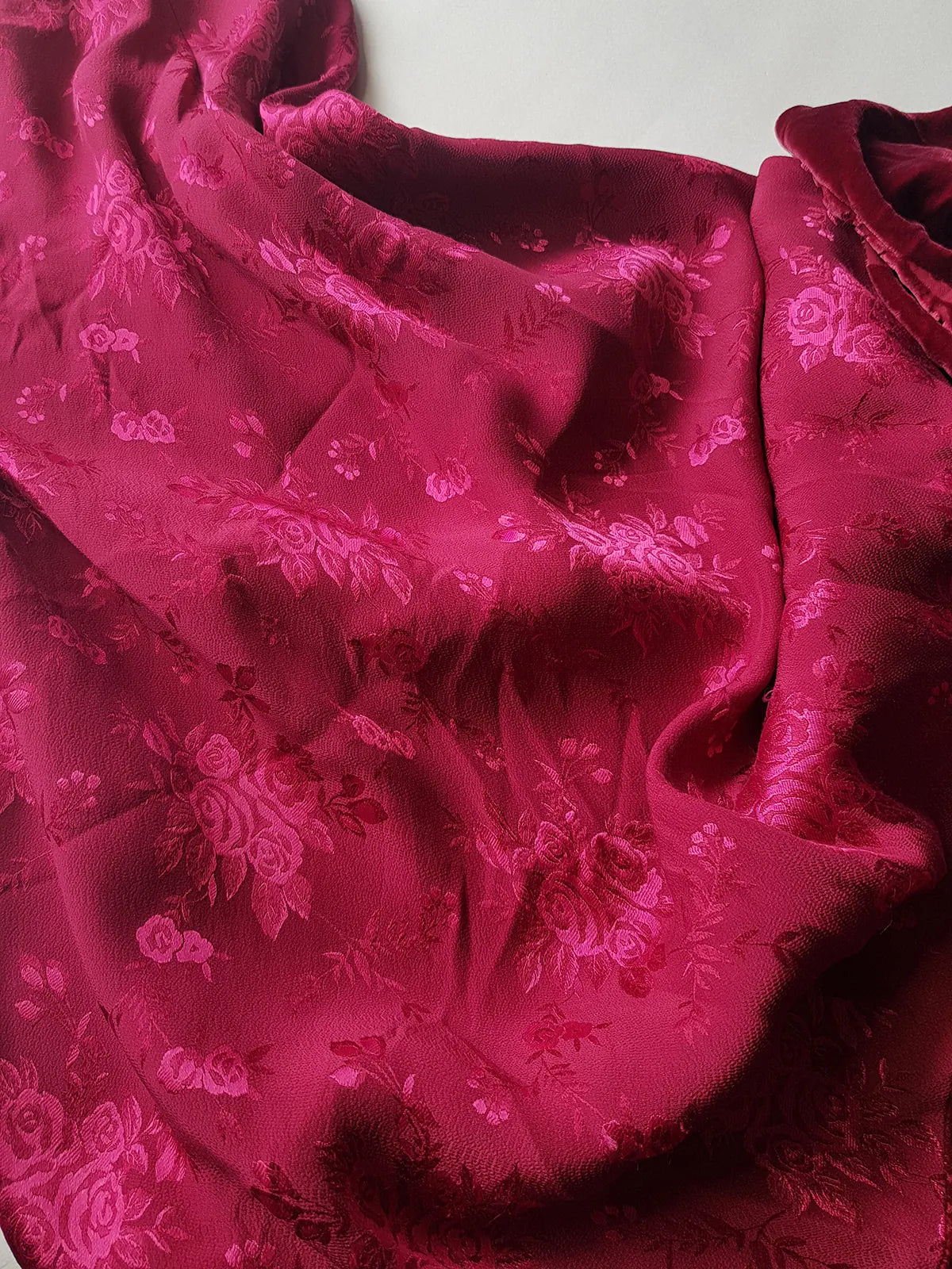 90s Vintage Monsoon Silk & Velvet Long Dress - curve hugging - Slinky & ridiculously sexy