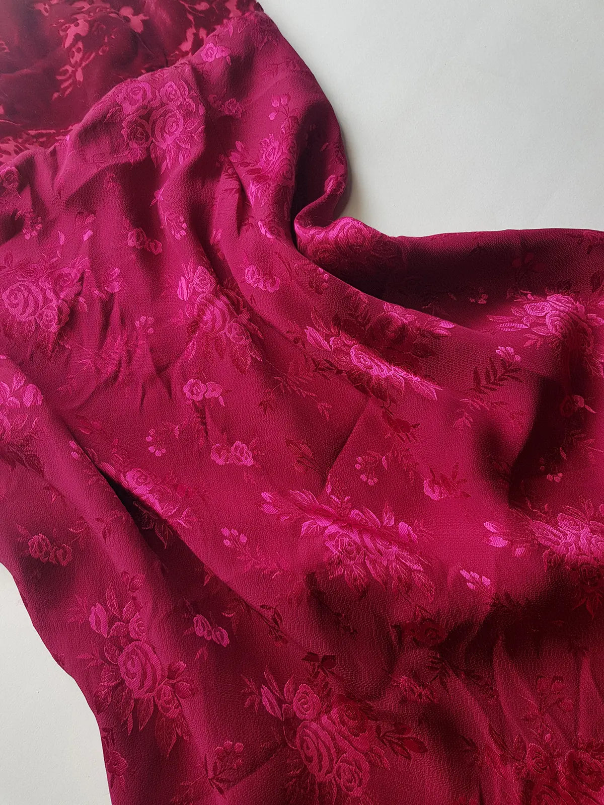 90s Vintage Monsoon Silk & Velvet Long Dress - curve hugging - Slinky & ridiculously sexy