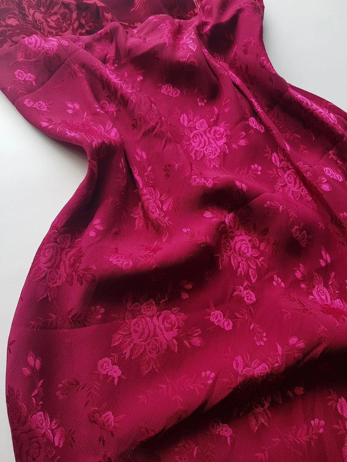 90s Vintage Monsoon Silk & Velvet Long Dress - curve hugging - Slinky & ridiculously sexy