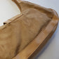 1990s Vintage Buckled Suede Purse in Camel Tones - silver hardware - perfect shape and so cute