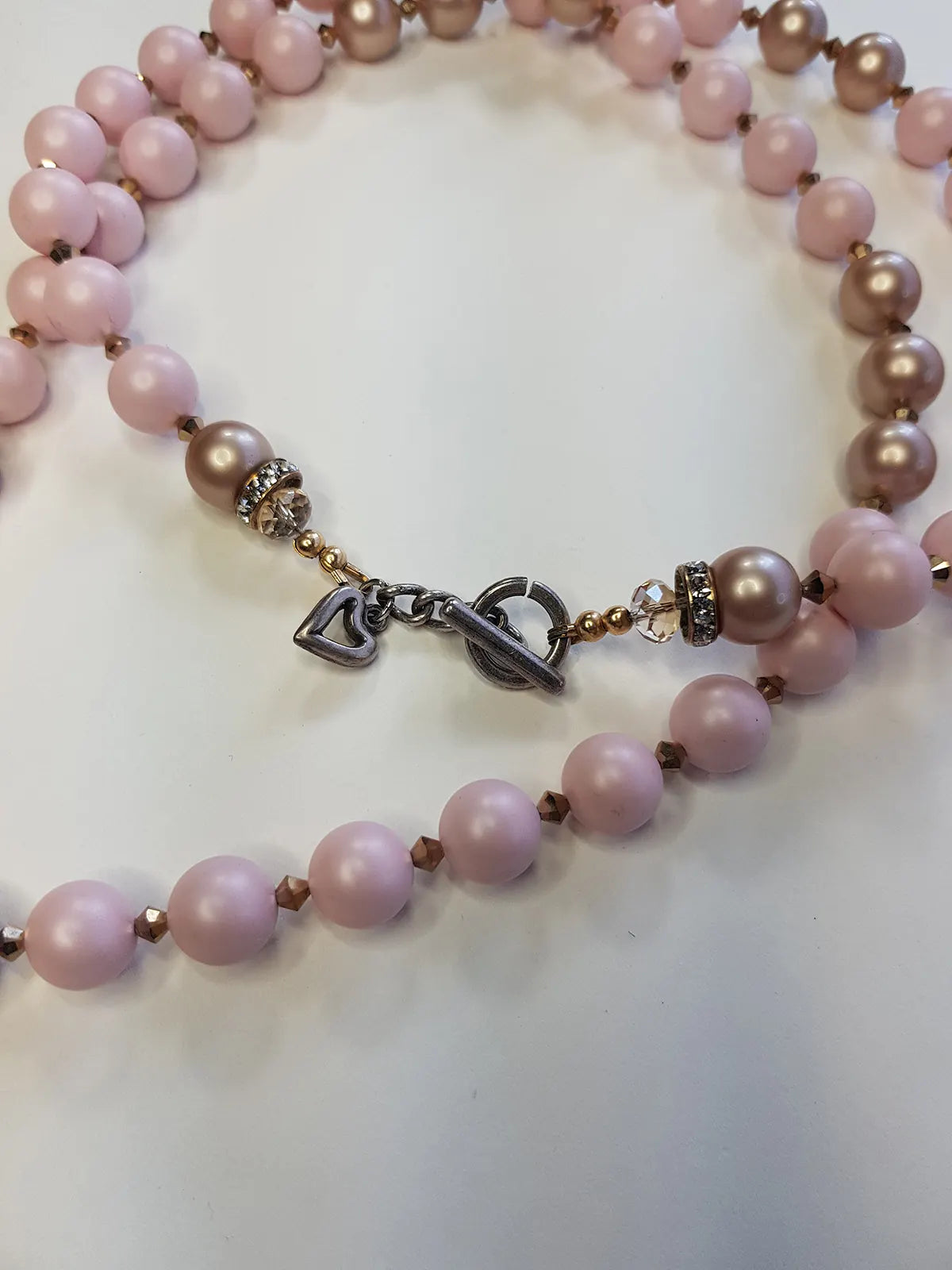 Exquisite antique custom made romantic gothic choker heart necklace - original piece only 1 made - wear multiple ways - all authentic vintage & antique components - beautiful quality in heavy crystals beads and metals