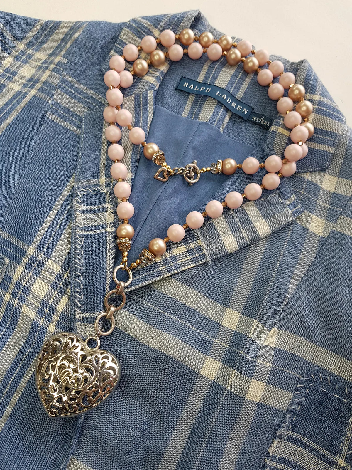 Exquisite antique custom made romantic gothic choker heart necklace - original piece only 1 made - wear multiple ways - all authentic vintage & antique components - beautiful quality in heavy crystals beads and metals