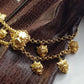 Vintage Italian Lions Head chain belt / knecklace - 1980s super heavy high quality - never worn - absolute knockout accessory  - wear multiple ways