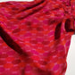 Rene Derhy Designer 90s Incredible Ruffled Bust Vintage Pink & Red Dress - Wrap Look - very light and flowy