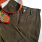 Ralph Lauren Vintage 3/4 Capri Pants - Never Worn - Olive Green - Equestrian Chic - Slim Fit - Metal Hardware & Leather Accents - Stretch Cotton