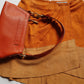 Authentic Burberry Purse in Tangerine - Genuine Leather - Made in Italy - Stamped - Antique Gold Hardware - Perfect Stitching
