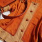 Emporio Armani Tangerine Mini Suit Set - 100% Buttery Soft Suede Leather - Structured & Tailored Two Piece - Jacket & Mini Skirt - Absolute Knockout for Summer / Autumn