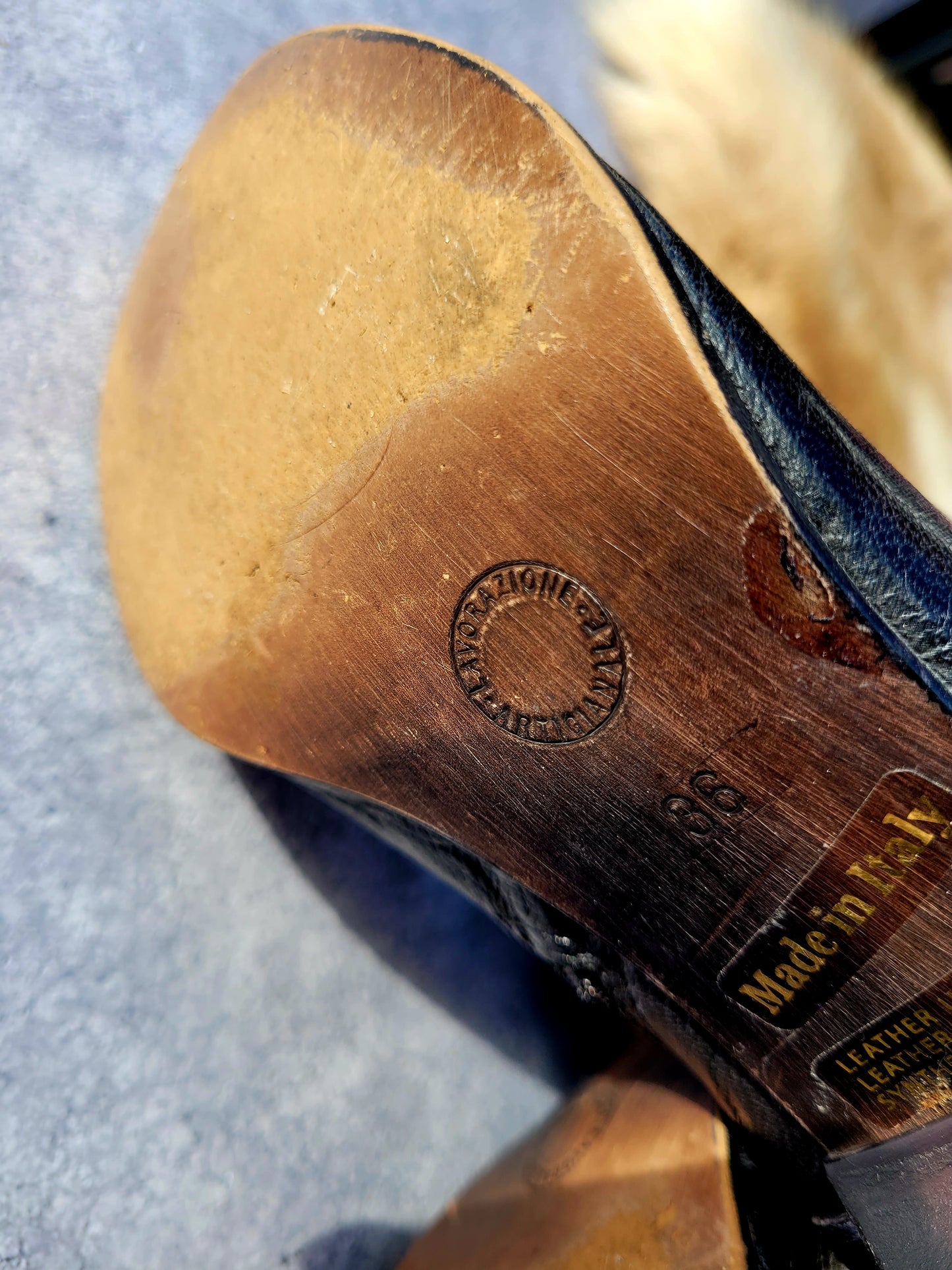 Victorian El Dante Style Ornate Handmade Italian Black Leather Boots - Stevie Nicks Whimsigoth - Intricate Cutouts / Applique / Silver Lacing