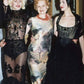 Vivienne Westwood 1992 Boulle Sheer Mesh Black Bodysuit S/S 1992 Salon Collection documented archival piece - Size M